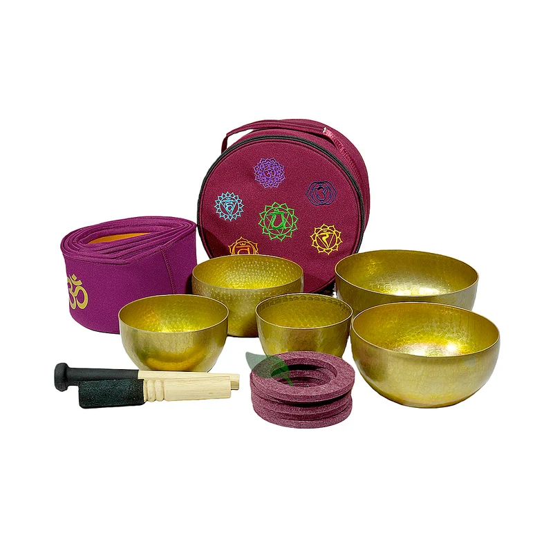 Dolphin Sound Tibetan Singing Bowl Set - Healing Bowls for Meditation, Sound Therapy
