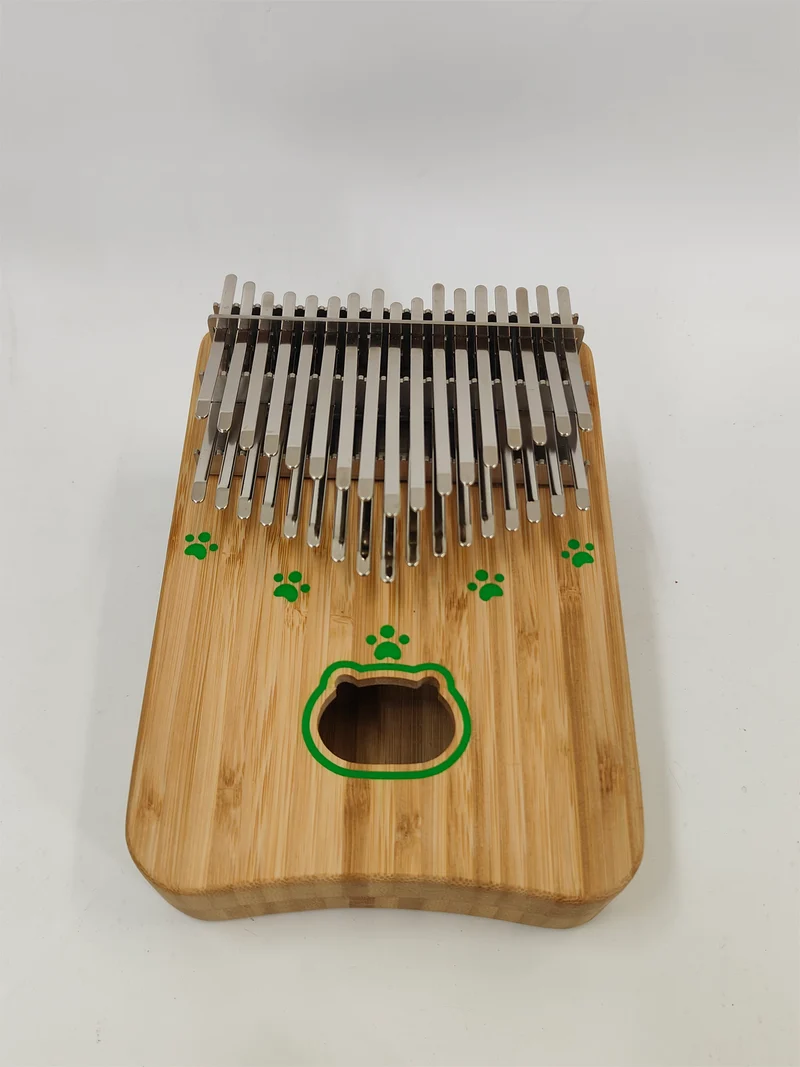 Chill Angels Chromatic Kalimba 34 Key "Fluorescent Cat"