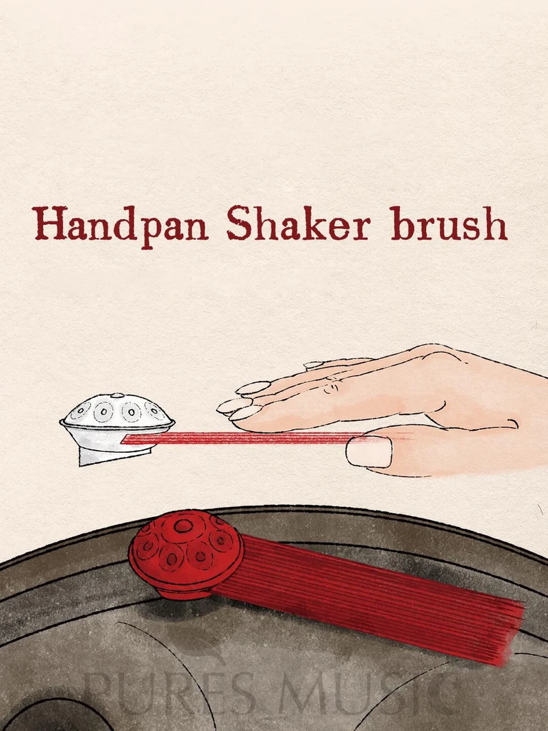 Handpan Shaker Brush
