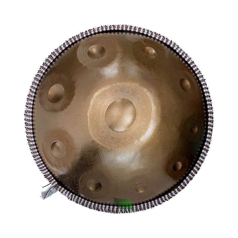 Datura Mandala Handpan Drum 2nd Generation Ember Steel