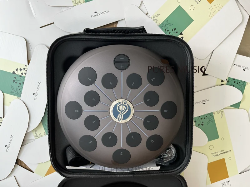 Electric Tongue Drum Digital Drum for Meditation Relaxation Sound Healing