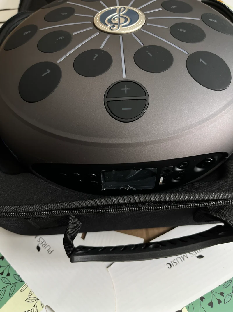 Electric Tongue Drum Digital Drum for Meditation Relaxation Sound Healing