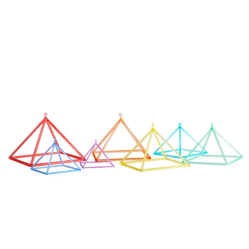 Crystal Singing Pyramid for Sound Healing Chakra Meditation Soft Matte Finish