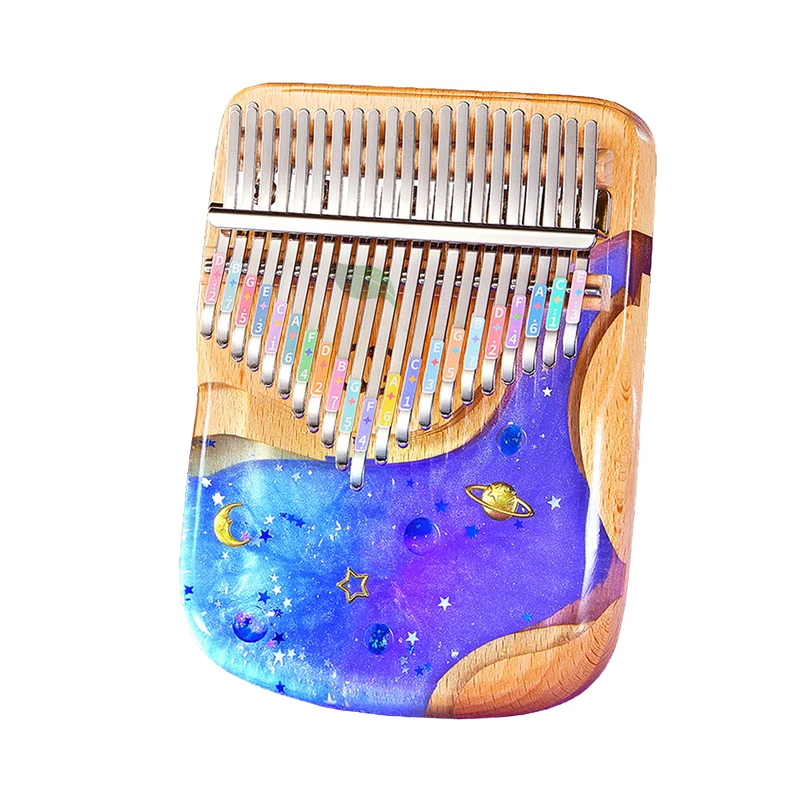 Acrylic Kalimba Resin Planet Finger Thumb Piano