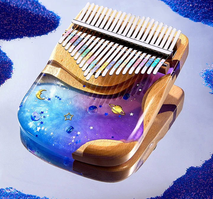 Acrylic Kalimba Resin Planet Finger Thumb Piano