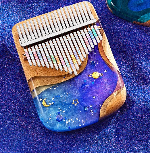 Acrylic Kalimba Resin Planet Finger Thumb Piano