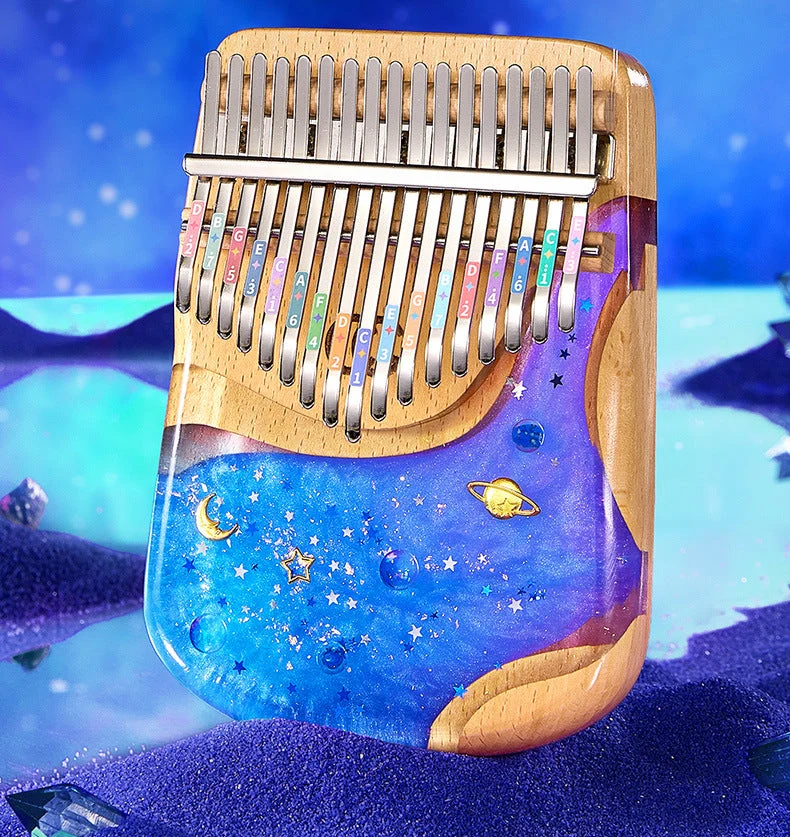 Acrylic Kalimba Resin Planet Finger Thumb Piano