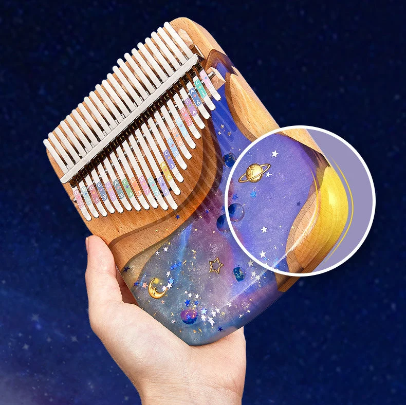 Acrylic Kalimba Resin Planet Finger Thumb Piano