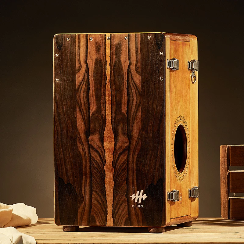 Hluru Cajon Drum Multifunctional Professional Portable & Foldable