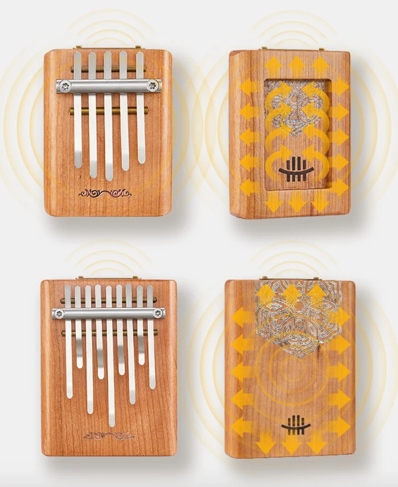 Hluru Mini Kalimba 5-Key Scale Melody Series