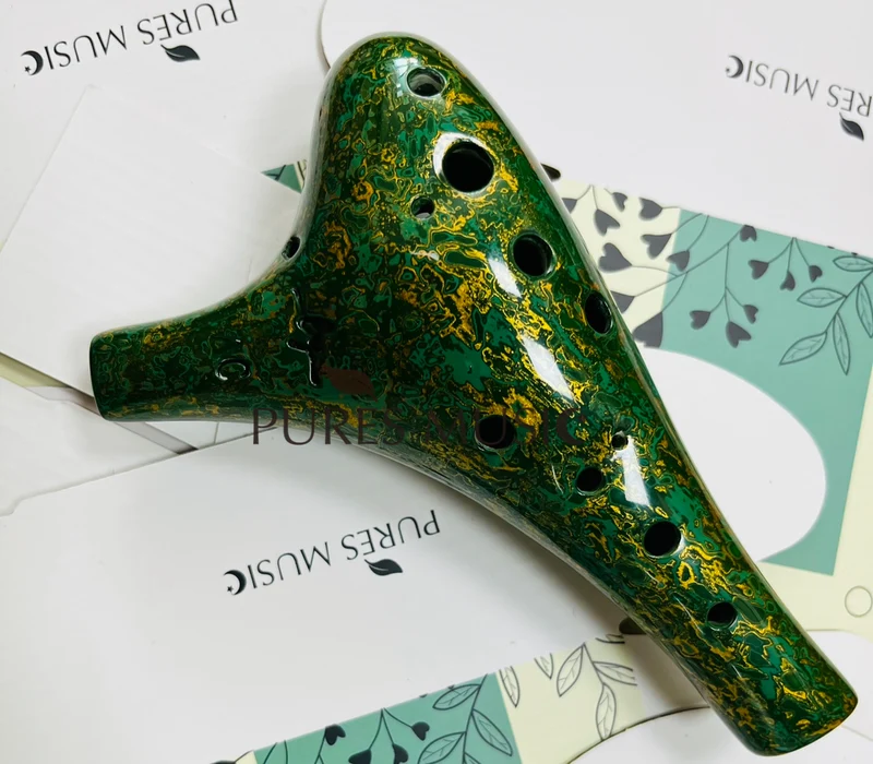 Concert-Grade Professional Ocarina – Handmade Collectible Artisan Instrument