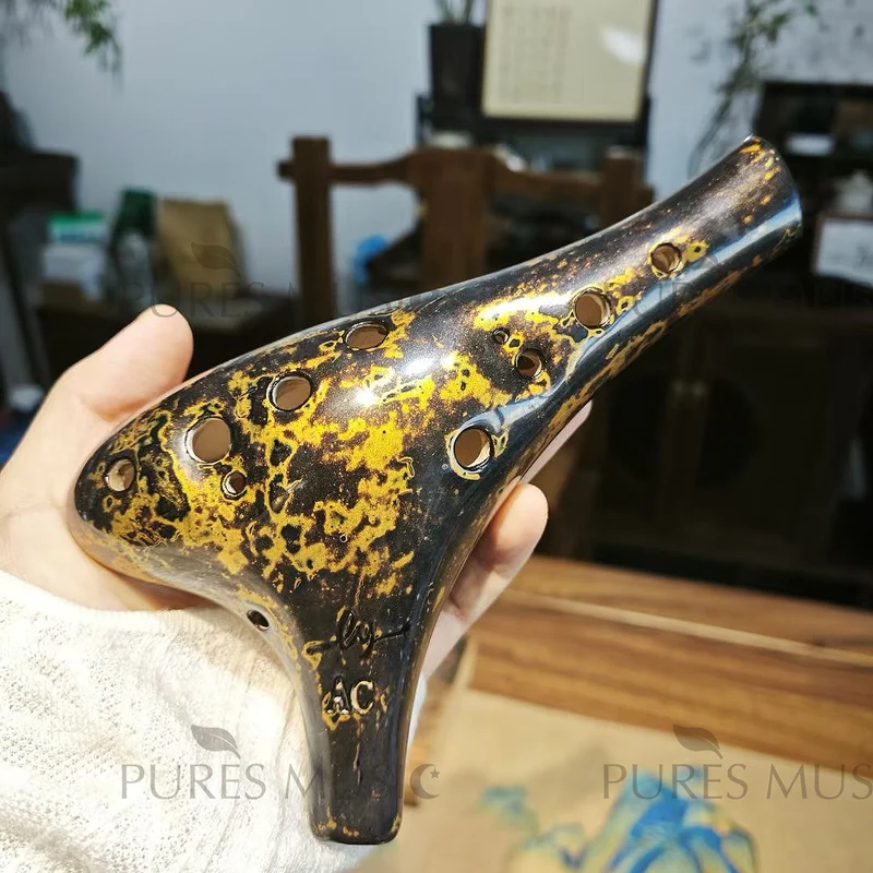 Concert-Grade Professional Ocarina – Handmade Collectible Artisan Instrument