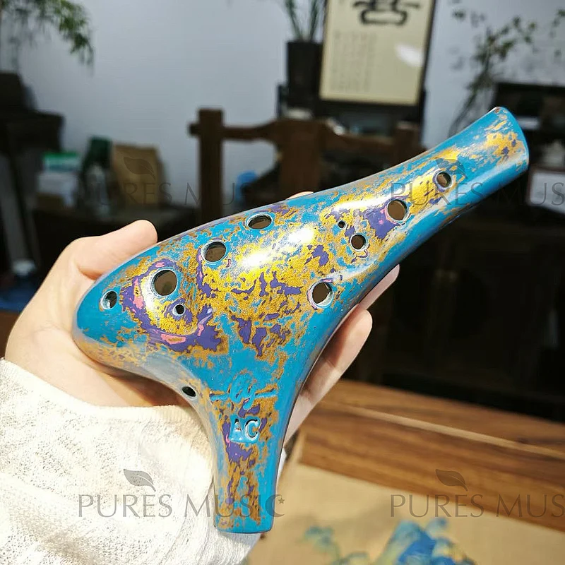 Concert-Grade Professional Ocarina – Handmade Collectible Artisan Instrument