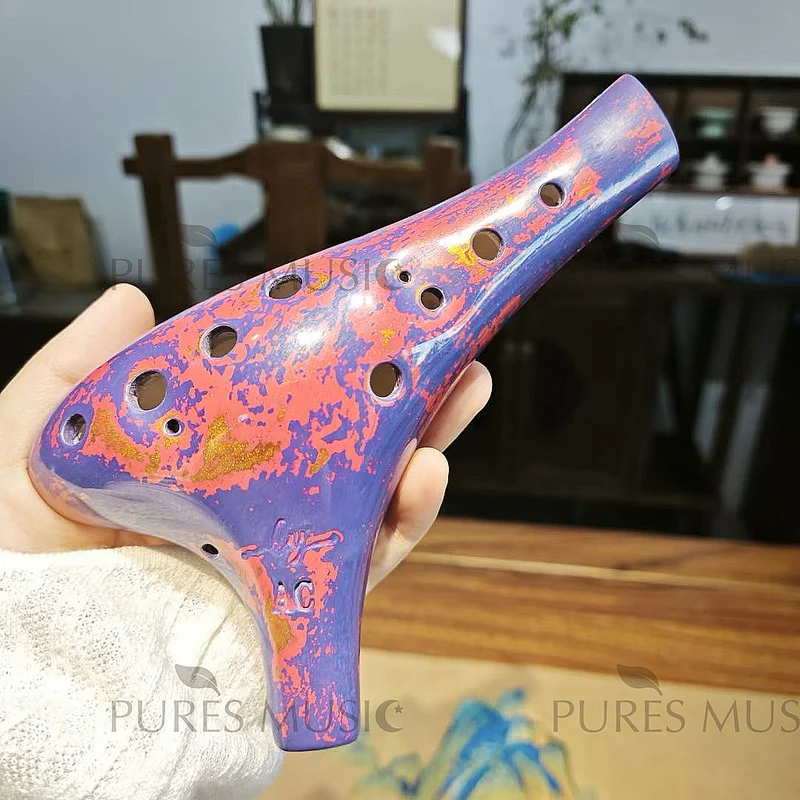 Concert-Grade Professional Ocarina – Handmade Collectible Artisan Instrument