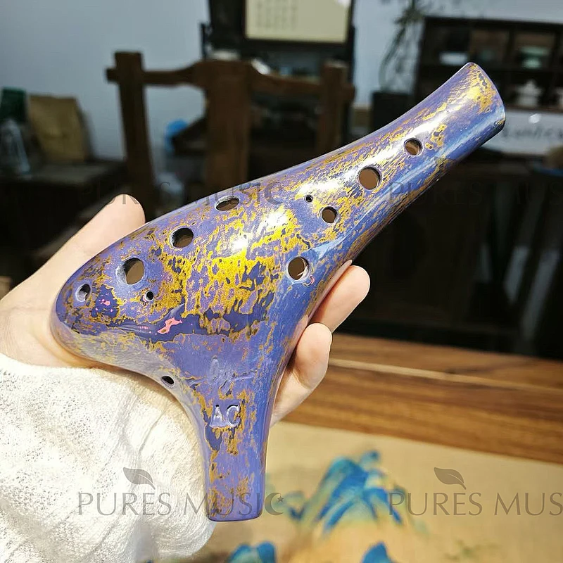 Concert-Grade Professional Ocarina – Handmade Collectible Artisan Instrument