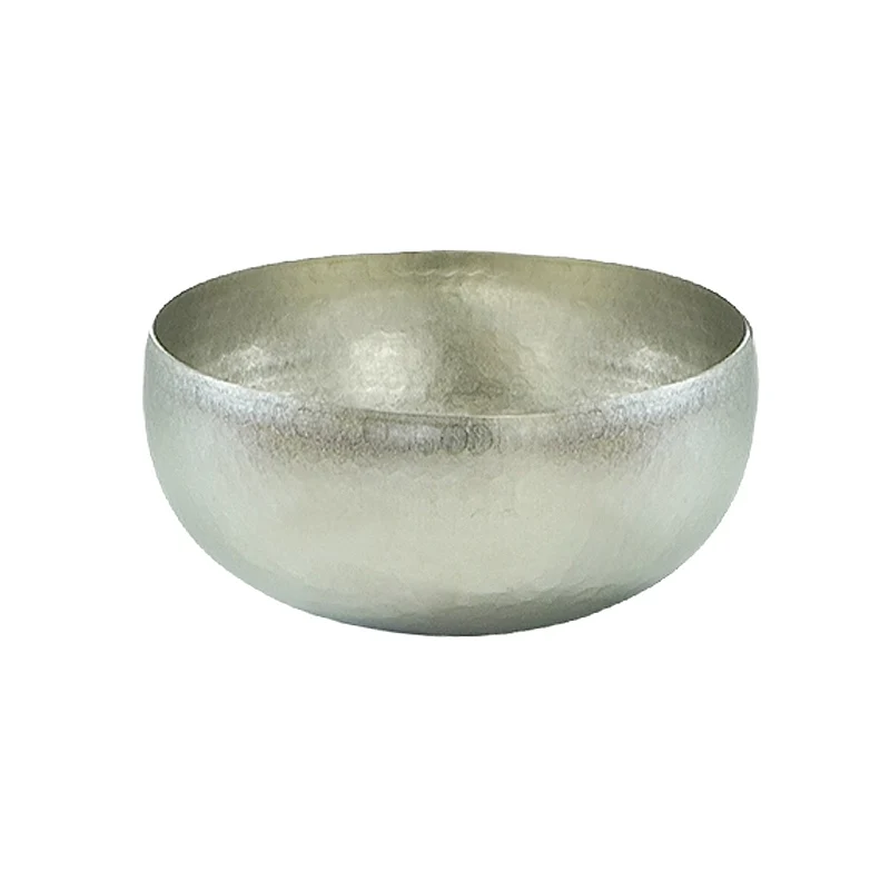 Metallic Titanium Singing Bowl Yoga Meditation Healing Wellness Spiritual
