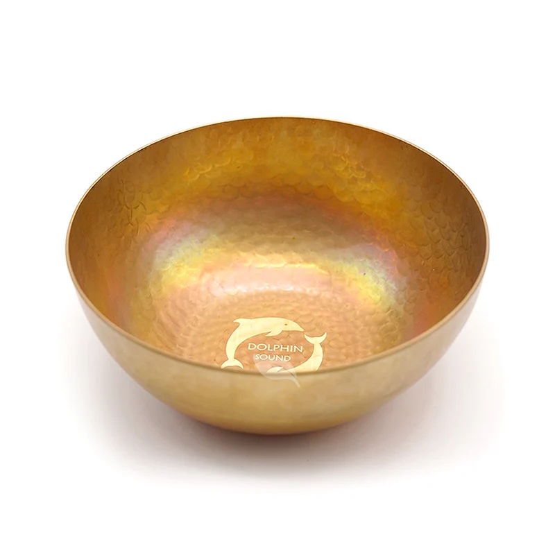 Dolphin Sound Singing Bowl Rainbow Himalayan Tibetan Healing Yoga Meditation Instrument
