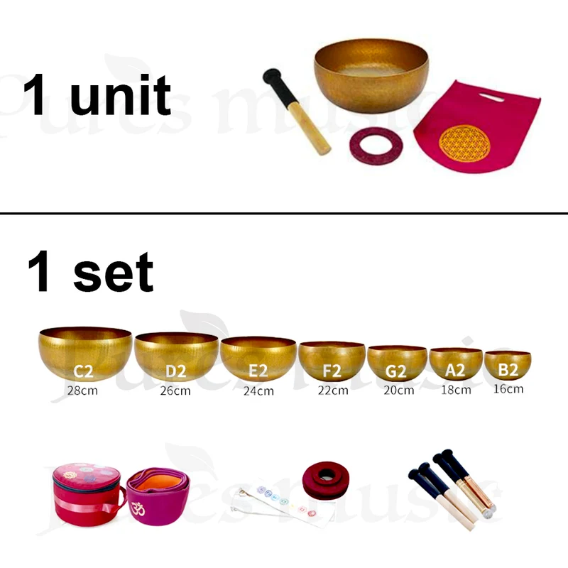 2th Octave Rainbow Himalayan Singing Bowl Harmony Wave Low Frequency Chakra Bowl‌