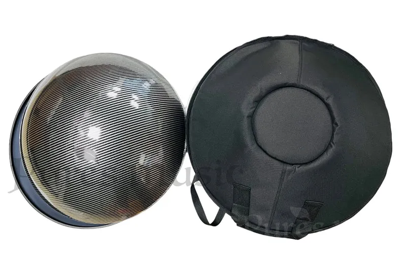 Handpan Hard Case Carbon Fiber Double-Shell + Dedicated Bag