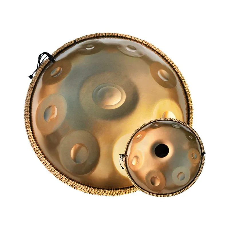 17 Notes Double-Sided Handpan D Minor Kurd & Gong Scale Hang Instrument