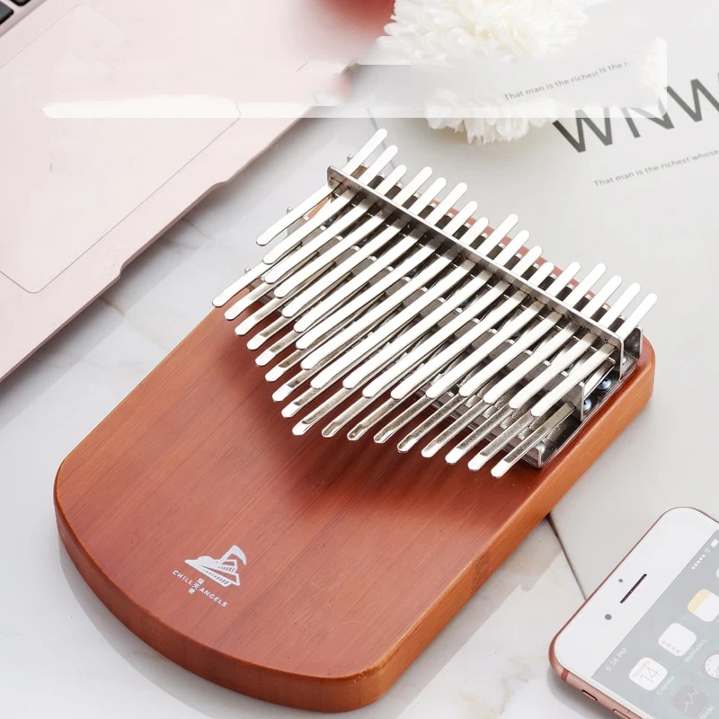 CHILL ANGELS 34 Key Chromatic Kalimba Thumb Piano for Beginners & Professionals