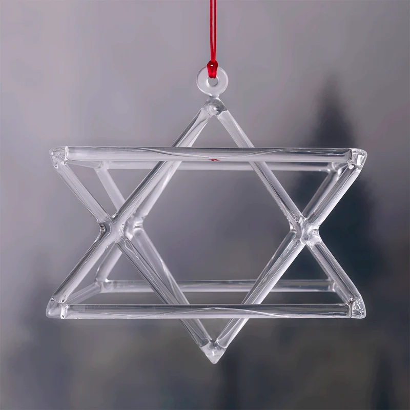 Clear Crystal Singing Merkaba Magic Star Sound Healing Yoga Chakra Instrument