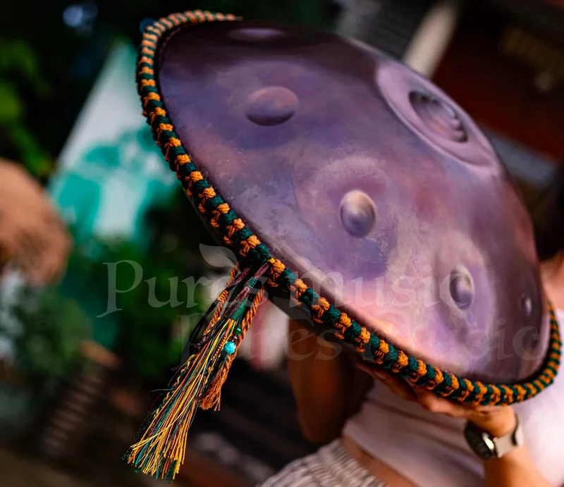 Handpan Rope Braid 50-56cm Adjustable Edge Protection Decoration for Hang Drum