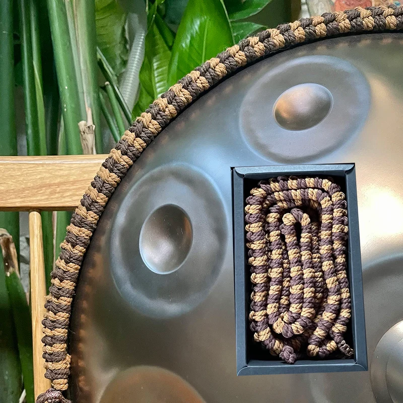 Handpan Rope Braid 50-56cm Adjustable Edge Protection Decoration for Hang Drum