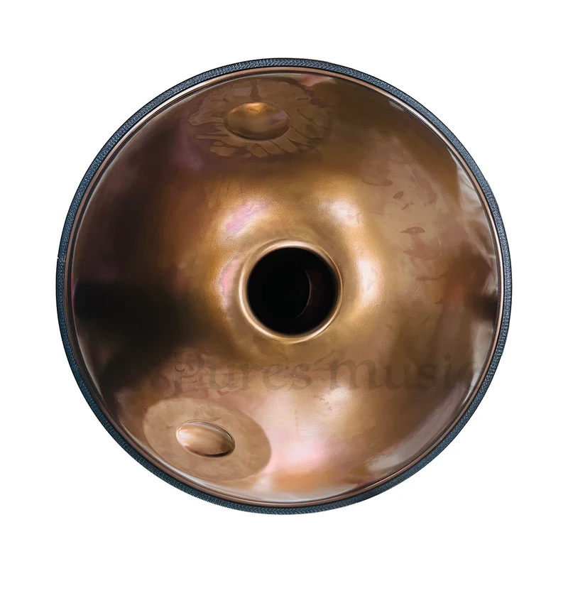 Professional Artisan Handpan Drum Golden Horizon Ember Steel Classic Style