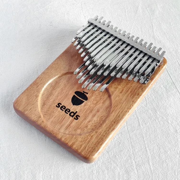 Seeds Kalimba Chromatic 41 | 21 Keys Magician Flat Solid Board Thumb Finger Piano