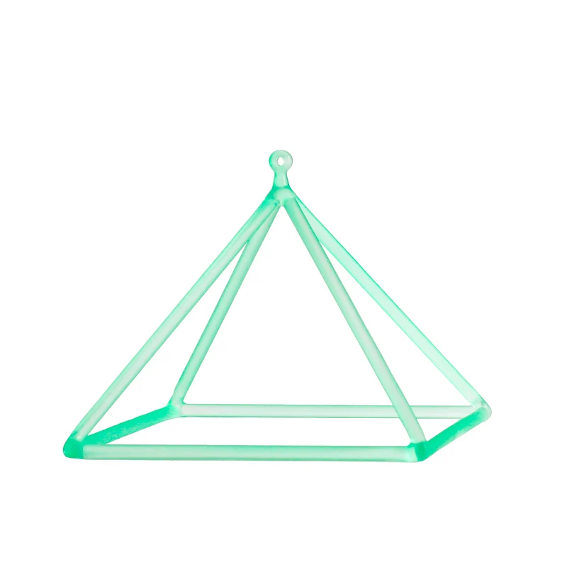 Crystal Singing Pyramid Set 3"-14" Quartz Triangle Sound Healing Chakra Instrument