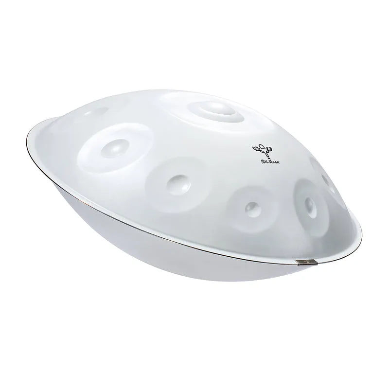 BiiMoon Handpan Elegant White Kurd Celtic Ysha Savita Mystic Integral Hand Pan Drum