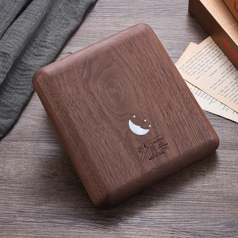 LingTing 42 Key Chromatic Kalimba Flat Solid Board Finger Thumb Piano Walnut Wood Piano