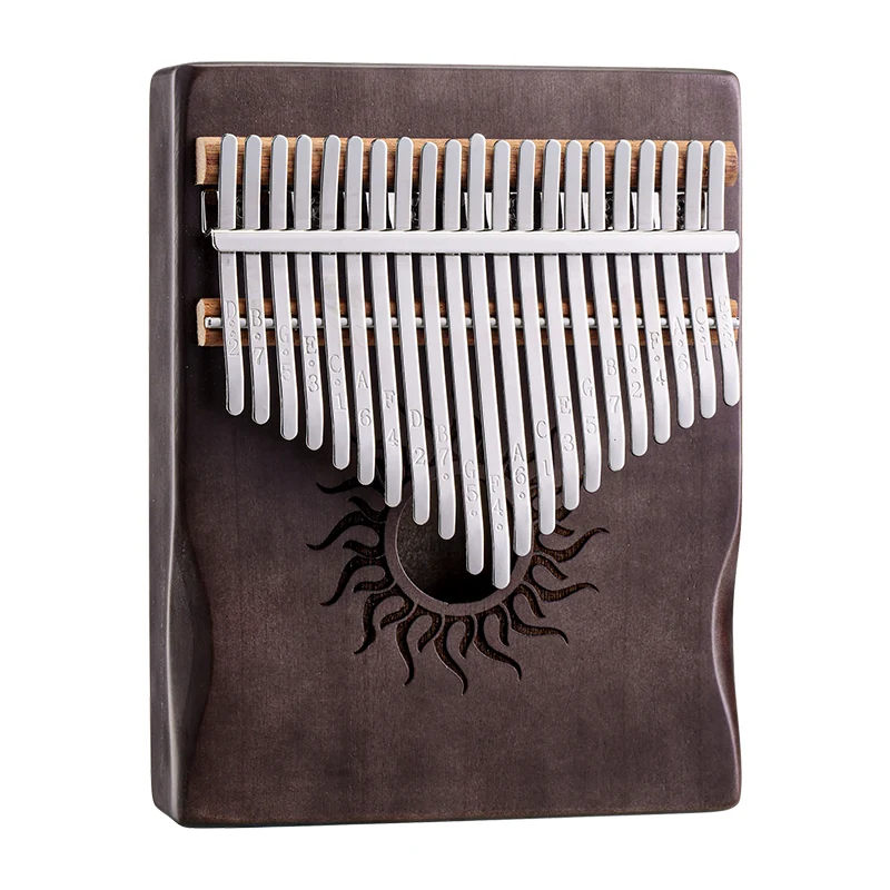 Hluru Huashu Sun God Hollow Kalimba 17/21 keys White Maple Thumb Piano
