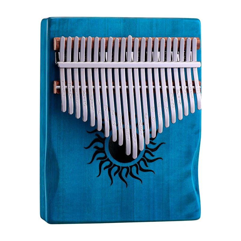 Hluru Huashu Sun God Hollow Kalimba 17/21 keys White Maple Thumb Piano