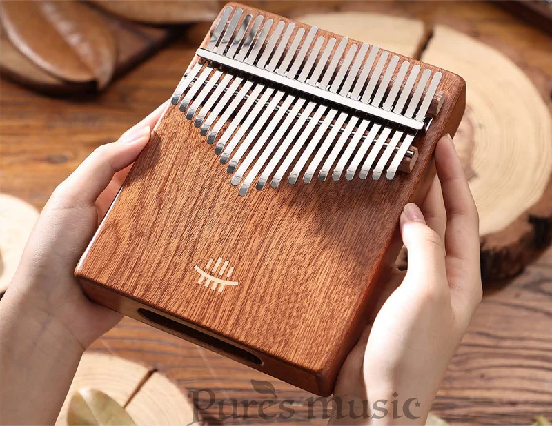 Hluru Hollow Kalimba 17/21 key Sandalwood Bottom Hole Finger Thumb Piano