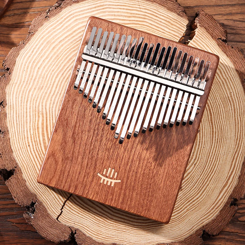 Hluru Hollow Kalimba 17/21 key Sandalwood Bottom Hole Finger Thumb Piano