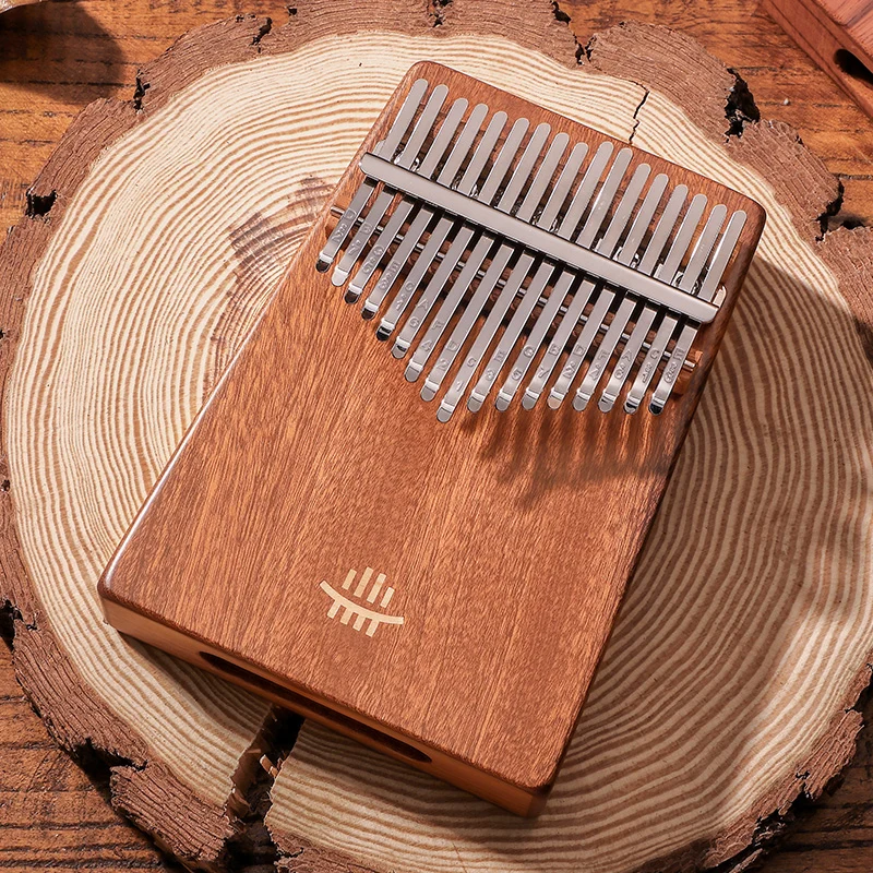 Hluru Hollow Kalimba 17/21 key Sandalwood Bottom Hole Finger Thumb Piano
