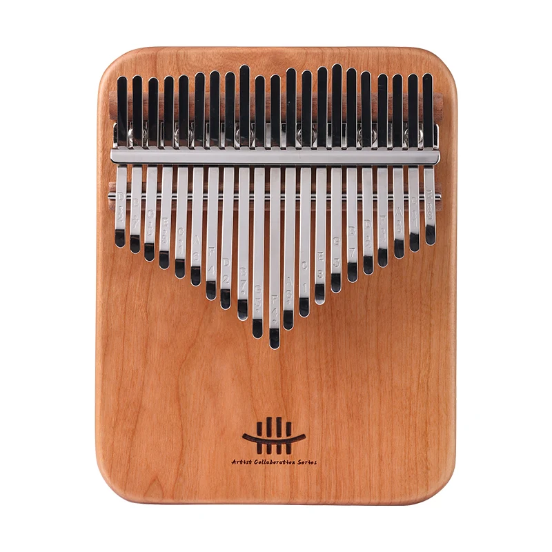 Hluru Artist Collaboration Kalimba Thumb Piano Purpleheart Wood Cherry Walnut Piano