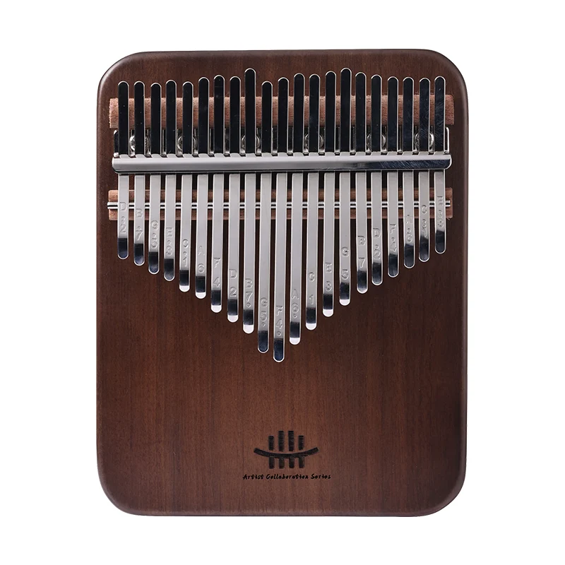 Hluru Artist Collaboration Kalimba Thumb Piano Purpleheart Wood Cherry Walnut Piano