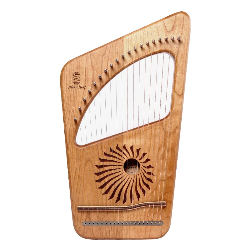 Hluru Lyre Harp 19-string Hollow "Light on earth" Instrument