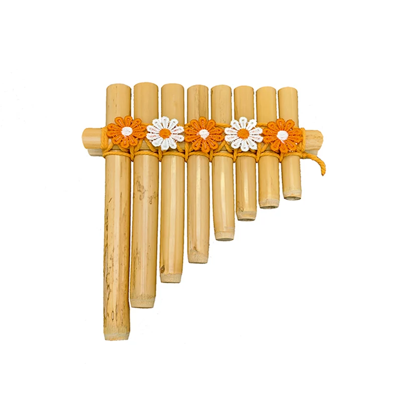 Pan Flute Pan Pipe 8 Pipes Beginner DIY Bamboo flute instrument