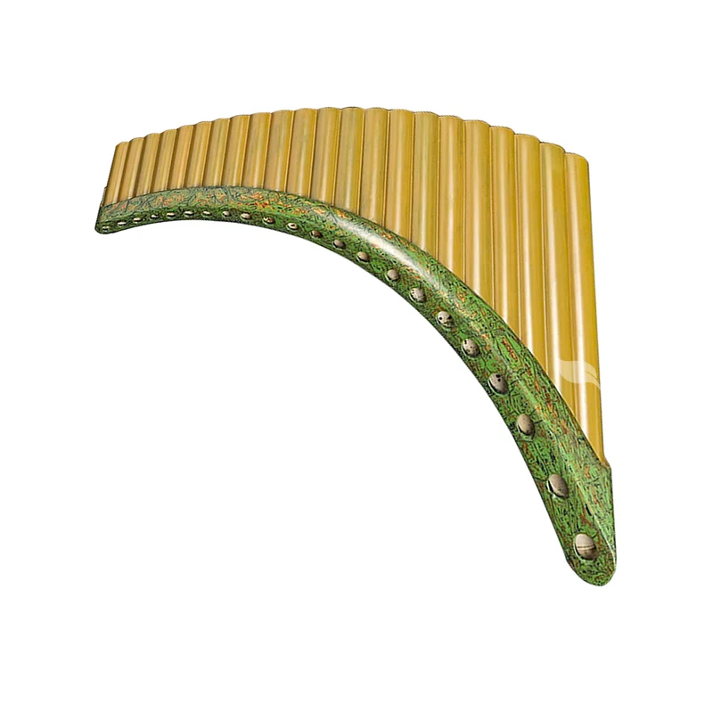 Pan Flute Panpipe Hand Painted Expert Level Art Panpipes Folk Instrument Collectible Pipe Flute