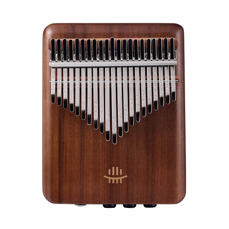 Hluru EQ Kalimba Electric Thumb Piano Smart Effector Walnut Finger Piano