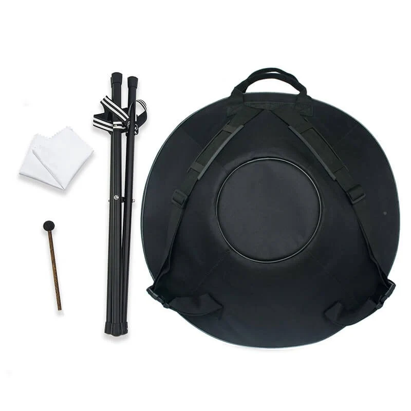 As Teman Resident Evil Handpan 10 Notes 440Hz / 432Hz Green Hang drum