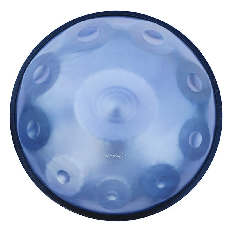 As Teman Ice Age Handpan 10 Notes D Kurd E Halcyon Hang drum