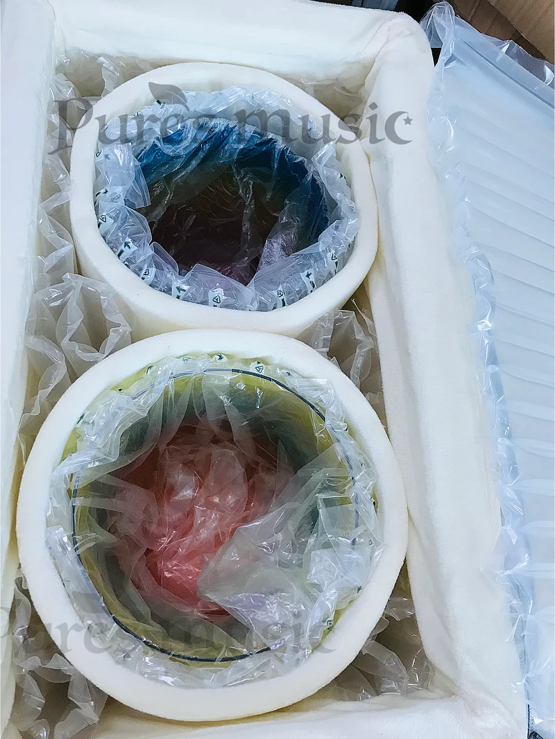 Alchemy Clear Crystal Singing Bowl Set Sunshine Rainbow 7 Seven Chakra Meditation Sound Bath Bowl Set