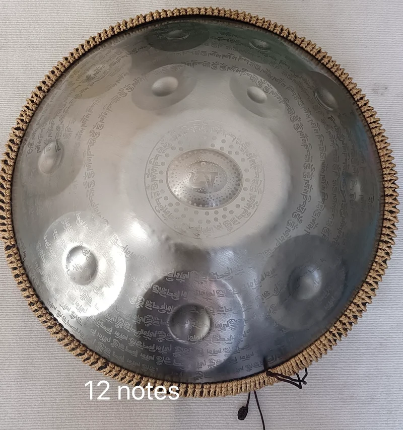Sanskrit Mandala Handpan Drum Dkyil-vkhor Amara Kurd Celtic Mystic Hang Drum