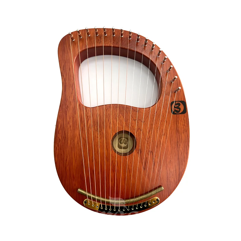 Walter 16-String Lyre Hollow High Quality Mahogany Solid Wood Lyre Harp Instrument