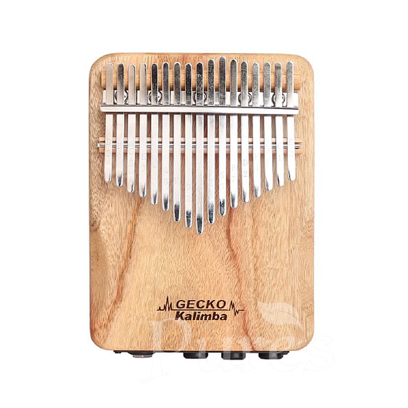 Gecko Electric Kalimba EQ Thumb Piano Smart Effector Camphor Wood Finger Piano